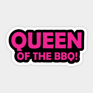 Queen Of The BBQ Sticker